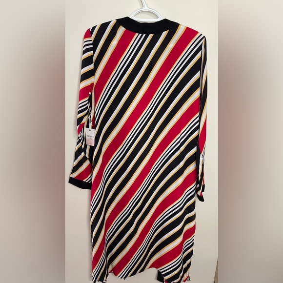 Forever 21 Casual Jacket Cover Up Kimono Cardigan Stripes Multicolor Sz L. NWT - Picture 9 of 17